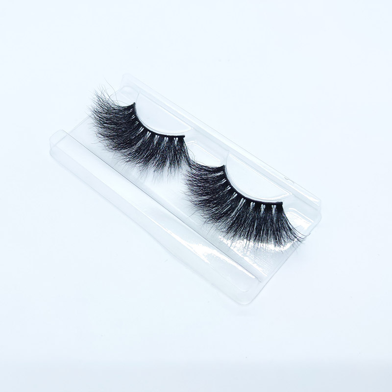 100 % Nerzwimpern, falsche Wimpern, 25 mm, flauschige, dramatische künstliche Nerzwimpern