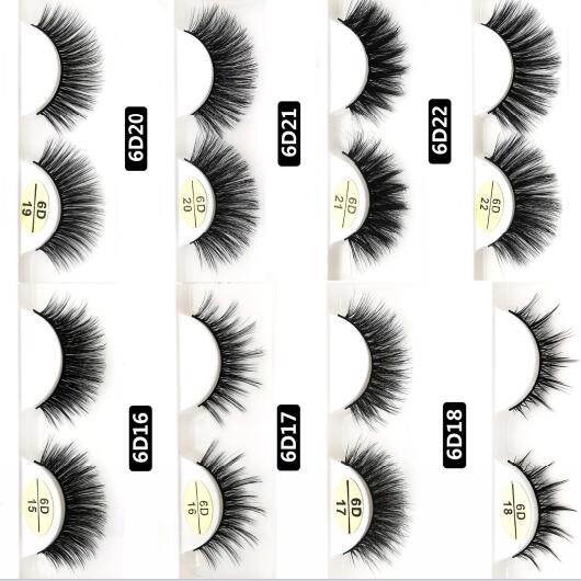 6D-Wimpern aus künstlichem Nerz