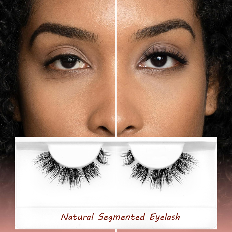 Verbessern Sie Ihre natürliche Schönheit mit segmentierten Wimperncluster
