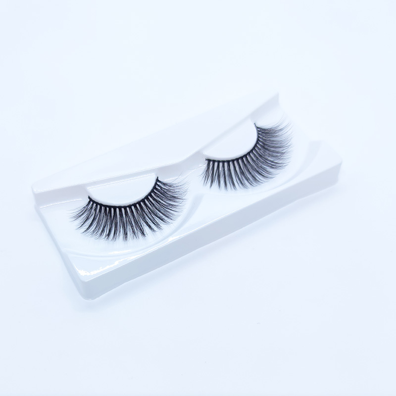 5D False Mink Lashes Seidenwimpern Soft Dramatic Natural Look 1 Paar