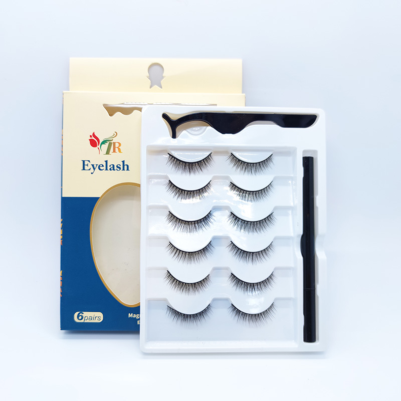 5D False Mink Lashes Seidenwimpern Soft Dramatic Natural Look 1 Paar
