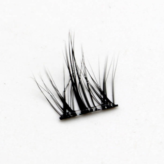 D Curl Fluffy Wimpernbüschel, vorgeklebte Büschelwimpern