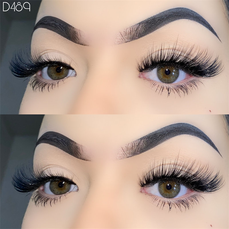3D-Volumen-Cat-Eye-Wimpernstreifen, künstliche Wimpern