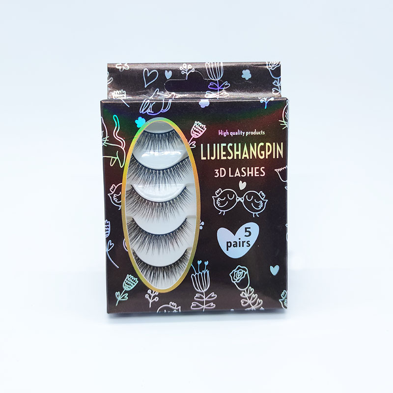 Essential Faux Mink 3D Eyelashes 5 Multipack weiches Baumwollband