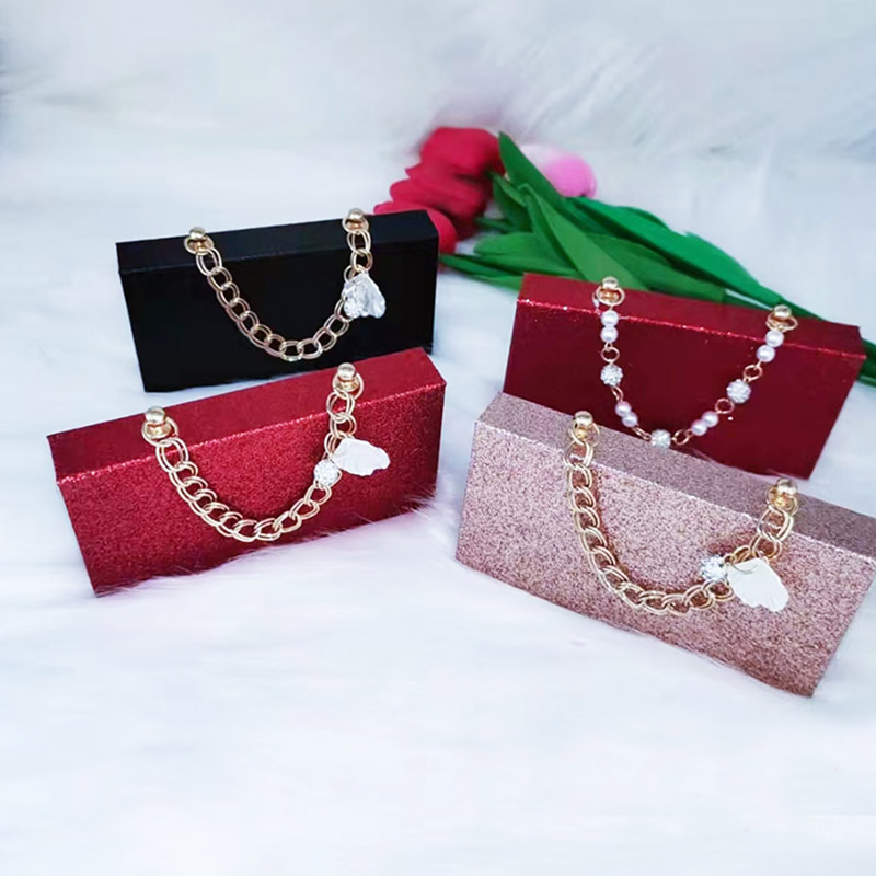 Handtaschen-Wimpern-Koffer-Gepäck-Wimpern-Kasten