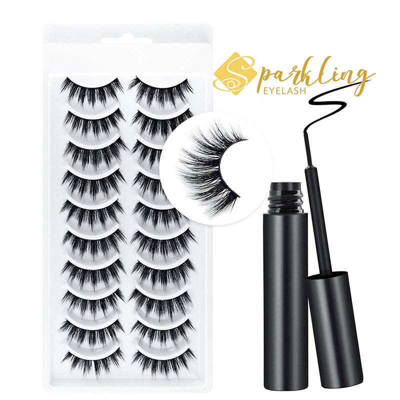 Magnetischer Eyeliner-Wimpern-Anzug Private Label Faux Mink Magnetic Eyelash