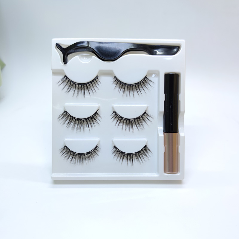 Magnetische Wimpern mit wasserfestem magnetischem Eyeliner