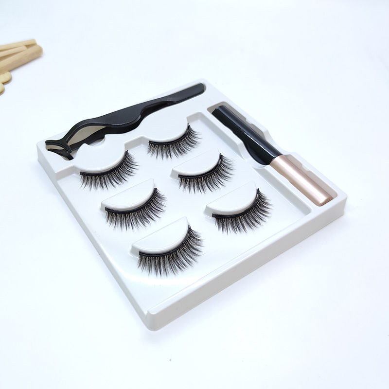 Wiederverwendbare falsche magnetische Wimpern