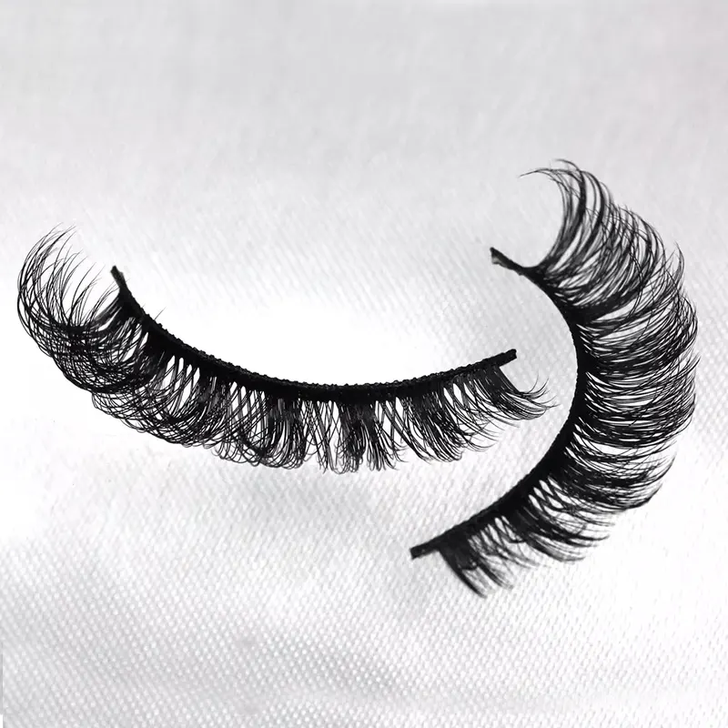 Russische Faux Mink 13 mm D C Curl Volumenwimpern