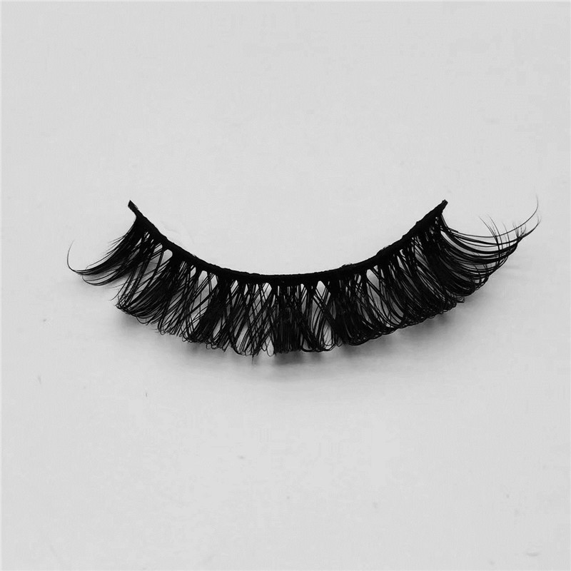 Russische Volumen-Wimpern mit 3D-Effekt, 15 mm, künstliche Nerzwimpern