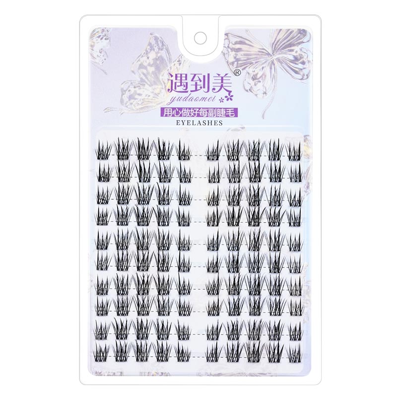 Selbstklebende falsche Wimpern DIY Kleber Freie Einzelhaufen-Cluster-Wimpern