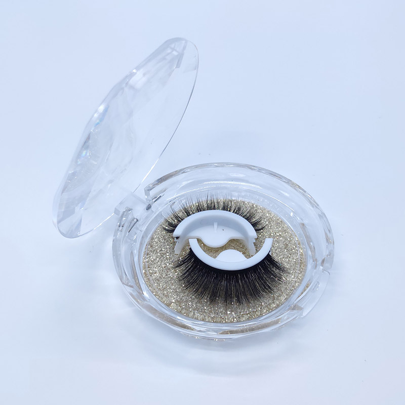 Selbstklebende falsche Wimpern Wispy Eyelashes mit Diamond Box